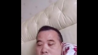 Chinese daddy cum no sperm