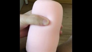 chinese guy use his fleshlight