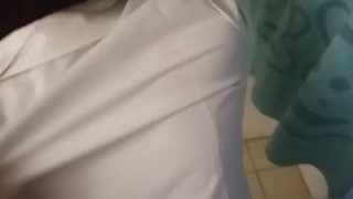 Hotel waitress get sex in dressing woth uniform