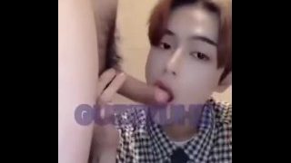 KOREAN IDOL SUCK HIS BOY FRIEND DICK