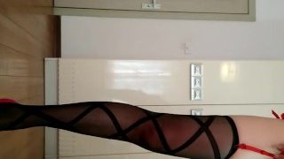 My wife is showing sexy stockings 晨风情趣丝袜